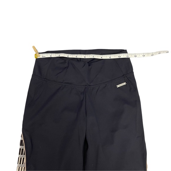 Track & Field Black knitted Mesh on Side Leggings Size S - Picture 10 of 13